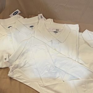 NWT PACK OF 5 ! BOYS Uniform Old Navy polo shirts